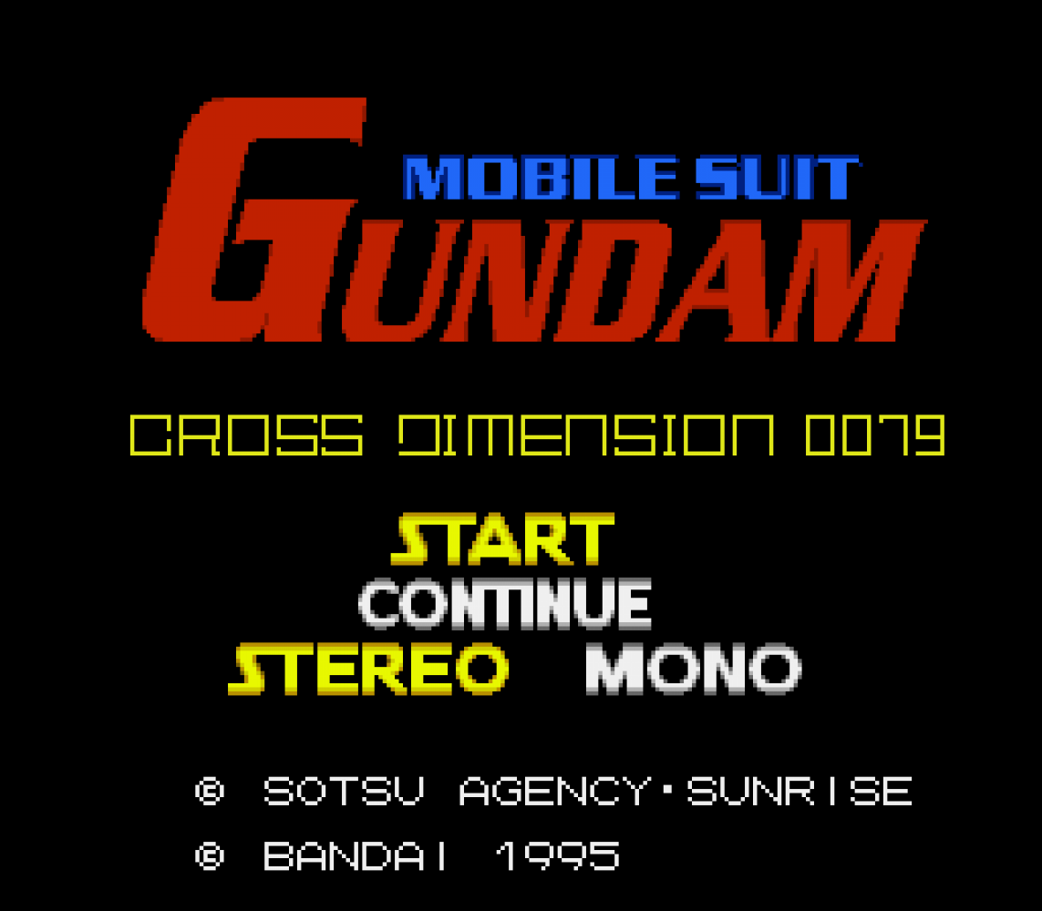 Kidou Senshi Gundam - Cross Dimension 0079